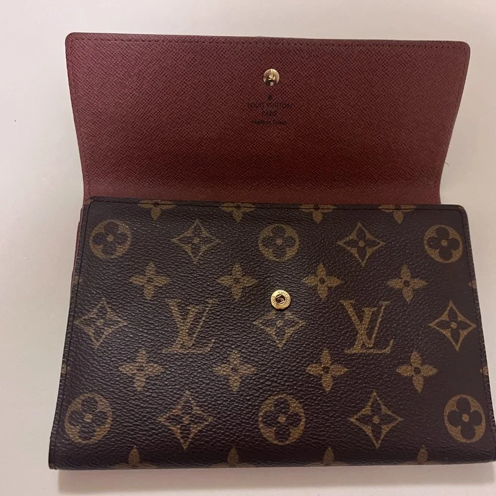 LOUIS VUITTON Porte Tresor Etui Papier Travel ~ Passport Wallet | Vintage - Picture 1 of 16